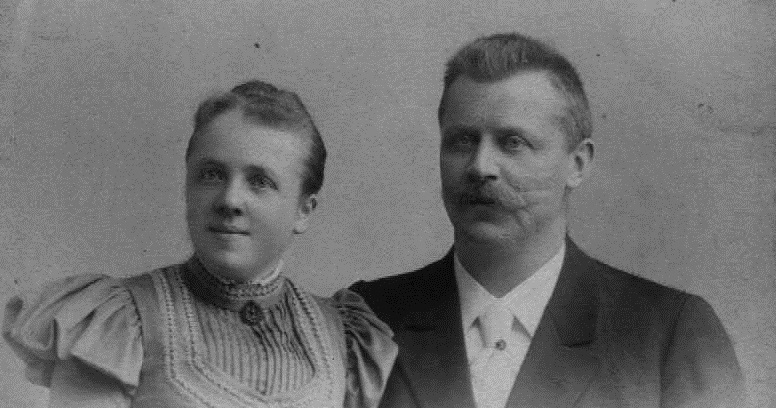 Katharina geb. Wegener und Friedrich Helbing um 1900 Foto:privat