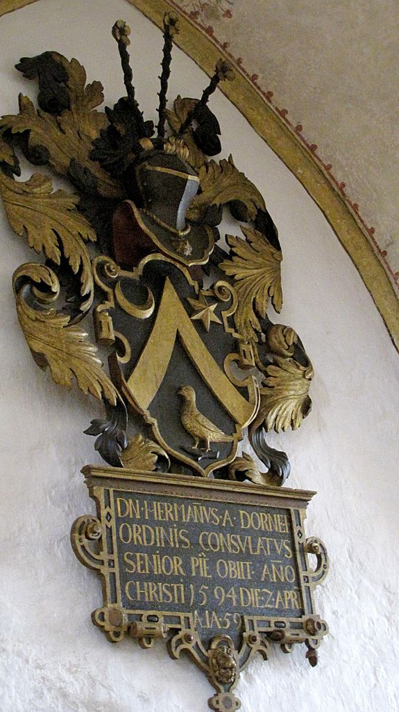 Epitaph für Hermann von Dorne in der Marienkirche, Lübeck von  1594