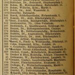Ausschnitt Telefonbuch Deutsches Reich 1907