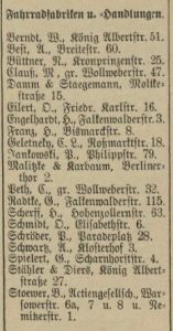 Stettiner Adressbuch 1899