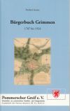 Norbert Lorenz: Bürgerbuch GRIMMEN 1707-1924
